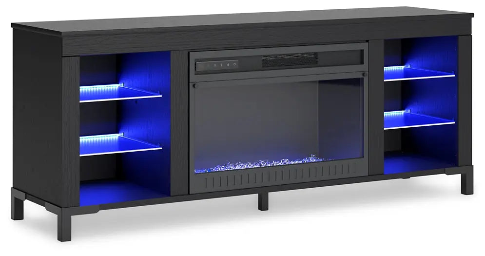 Cayberry TV Stand with Fireplace Premier Furniture & Mattress