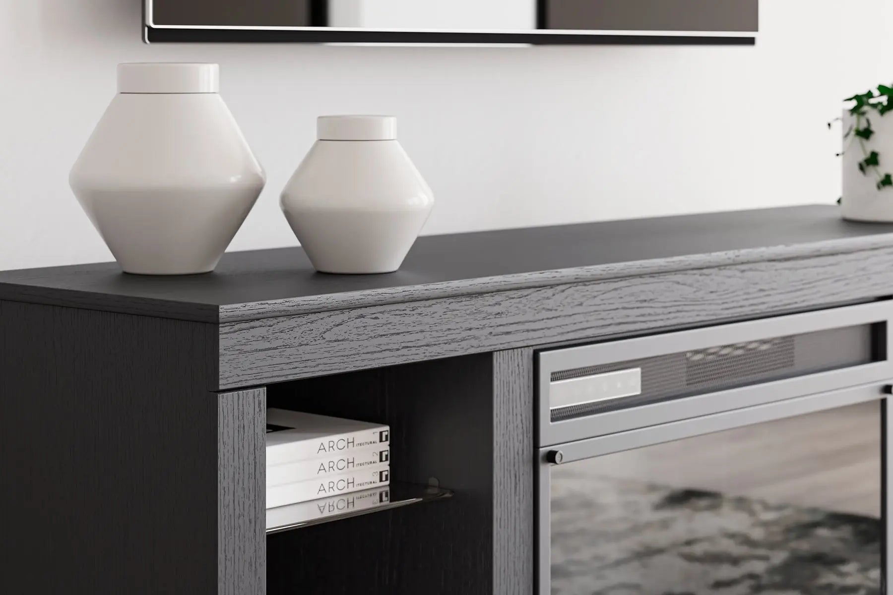 Cayberry TV Stand with Fireplace Premier Furniture & Mattress