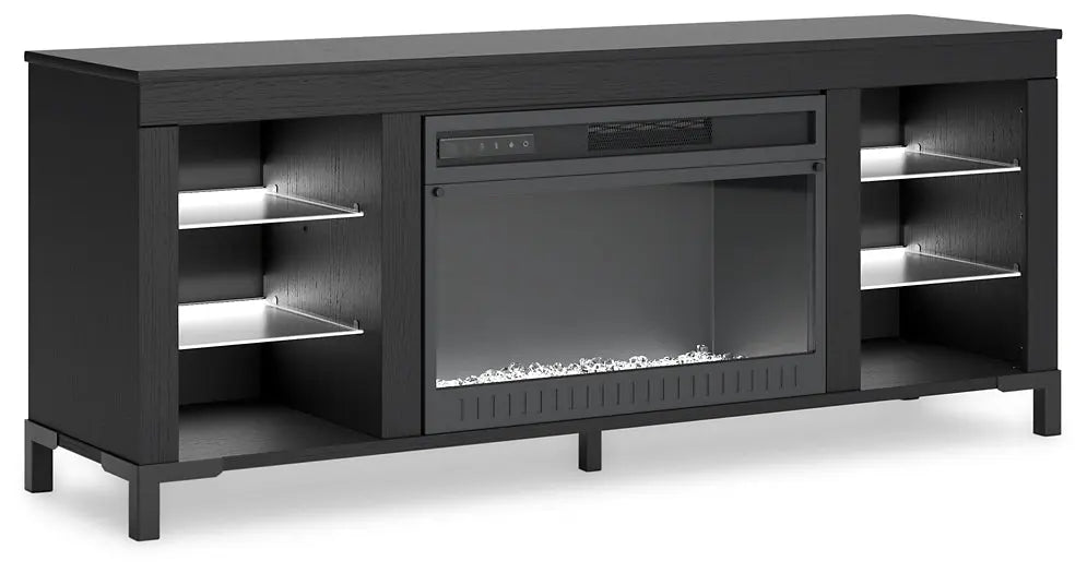 Cayberry TV Stand with Fireplace Premier Furniture & Mattress