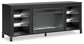 Cayberry TV Stand with Fireplace Premier Furniture & Mattress