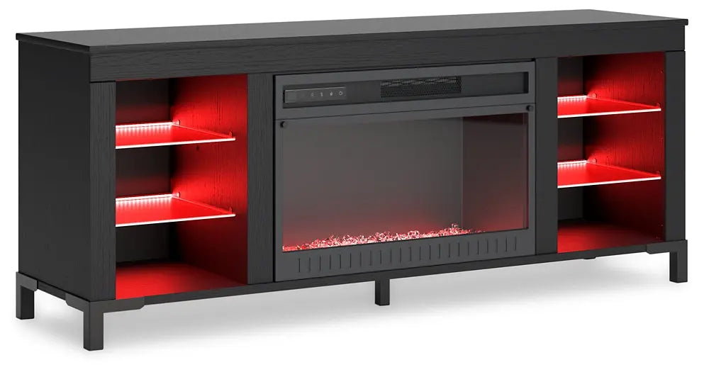 Cayberry TV Stand with Fireplace Premier Furniture & Mattress