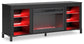 Cayberry TV Stand with Fireplace Premier Furniture & Mattress
