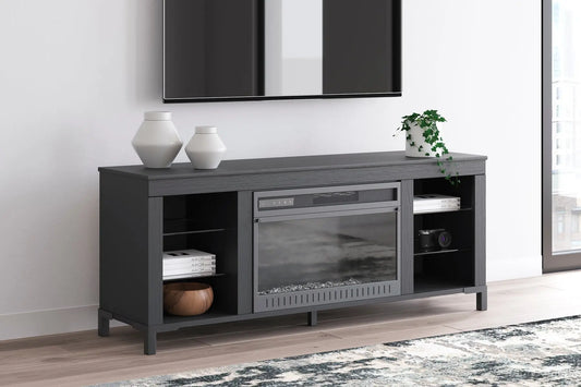 Cayberry TV Stand with Fireplace Premier Furniture & Mattress