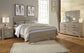 Culverbach King Panel Bed with Mirrored Dresser and 2 Nightstands Premier Furniture & Mattress