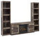 Derekson 3-Piece Entertainment Center with Electric Fireplace - Premier Furniture & Mattress