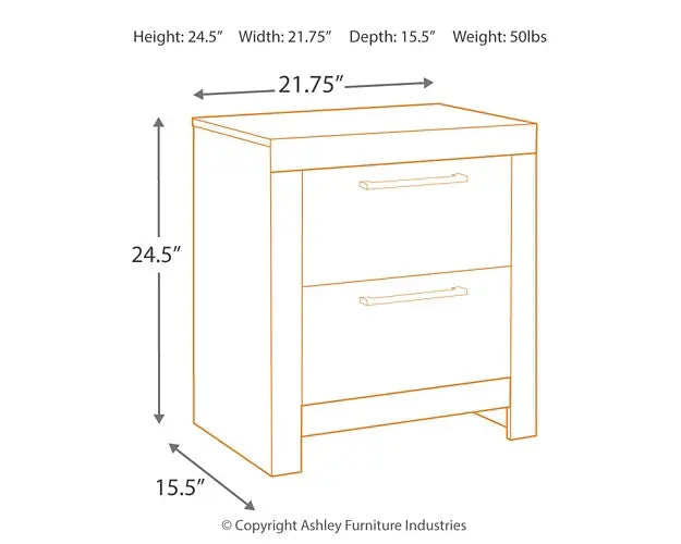Derekson King Panel Bed with 2 Storage Drawers with Mirrored Dresser and Nightstand - Premier Furniture & Mattress