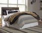 Derekson Queen/Full Panel Headboard with Mirrored Dresser and Chest Premier Furniture & Mattress