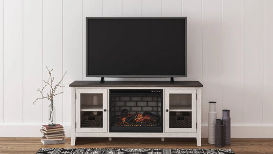 Dorrinson 60" TV Stand with Electric Fireplace Premier Furniture & Mattress