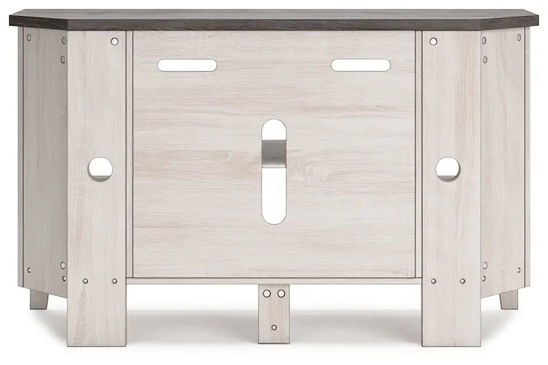 Dorrinson Corner TV Stand/Fireplace OPT - Premier Furniture & Mattress