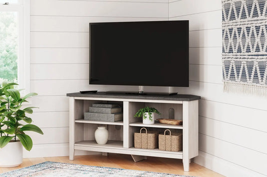 Dorrinson Small Corner TV Stand Premier Furniture & Mattress