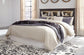 Drystan King/California King Bookcase Headboard with Mirrored Dresser - Premier Furniture & Mattress