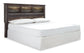 Drystan King/California King Bookcase Headboard with Mirrored Dresser - Premier Furniture & Mattress