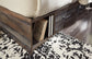 Drystan King Panel Bed with 2 Storage Drawers with Mirrored Dresser Premier Furniture & Mattress