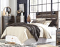 Drystan Queen Panel Headboard with Mirrored Dresser - Premier Furniture & Mattress