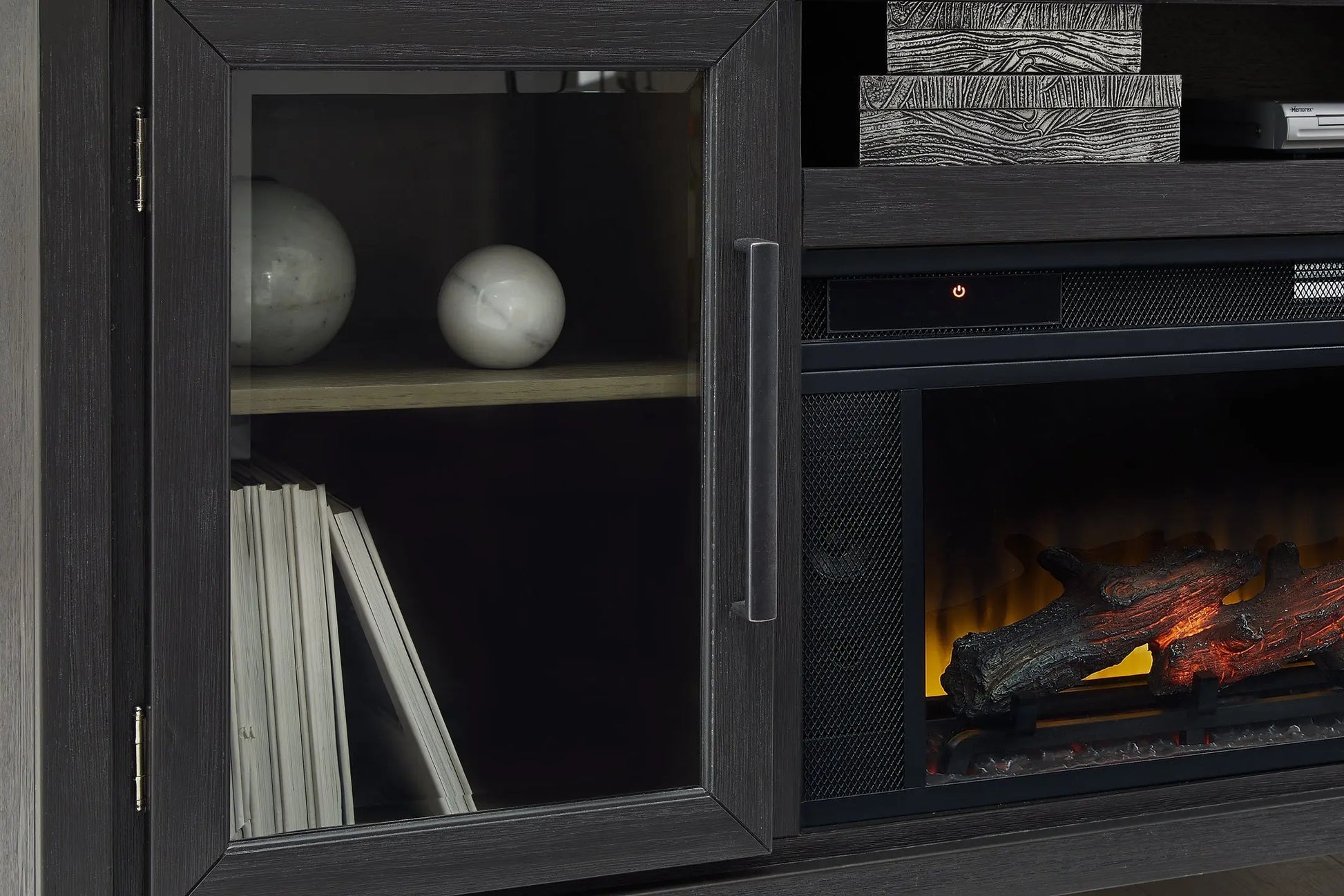 Foyland 83" TV Stand with Electric Fireplace Premier Furniture & Mattress