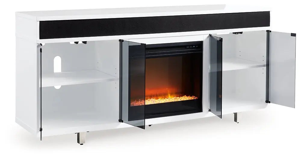 Gardoni 72" TV Stand with Electric Fireplace Premier Furniture & Mattress