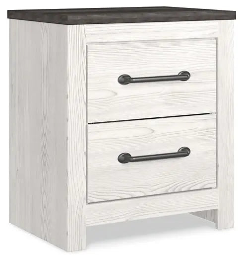 Gerridan King Panel Bed with Mirrored Dresser and Nightstand Premier Furniture & Mattress