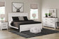 Gerridan King Panel Bed with Mirrored Dresser and Nightstand Premier Furniture & Mattress