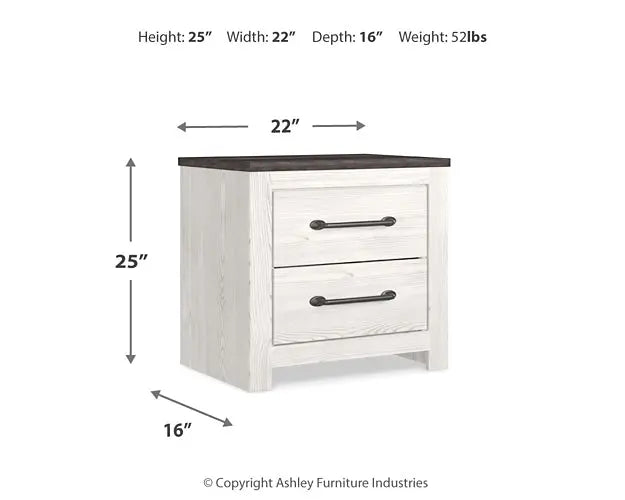 Gerridan Queen Panel Bed with Mirrored Dresser and Nightstand - Premier Furniture & Mattress