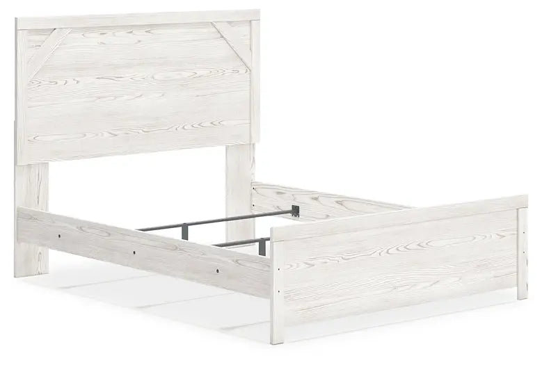 Gerridan Queen Panel Bed with Mirrored Dresser and Nightstand - Premier Furniture & Mattress