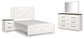 Gerridan Queen Panel Bed with Mirrored Dresser and Nightstand - Premier Furniture & Mattress