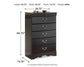 Huey Vineyard Queen Sleigh Bed with Mirrored Dresser, Chest and Nightstand Premier Furniture & Mattress