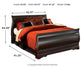 Huey Vineyard Queen Sleigh Bed with Mirrored Dresser Premier Furniture & Mattress