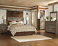 Juararo Queen Panel Headboard with Mirrored Dresser and Chest Premier Furniture & Mattress
