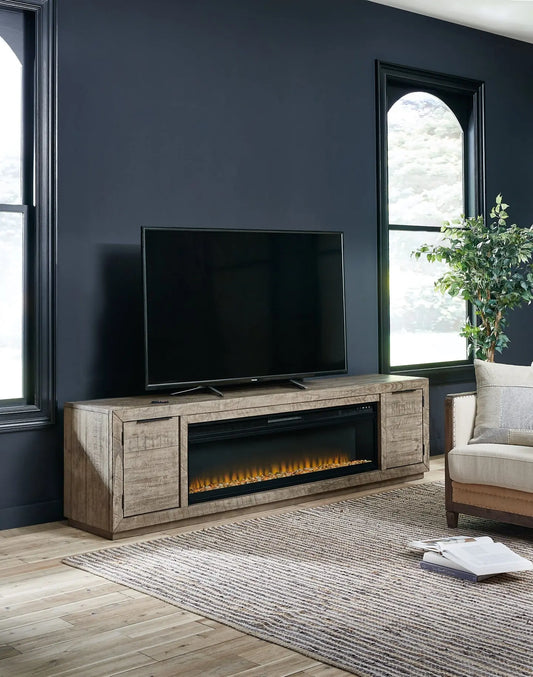 Krystanza TV Stand with Electric Fireplace Premier Furniture & Mattress