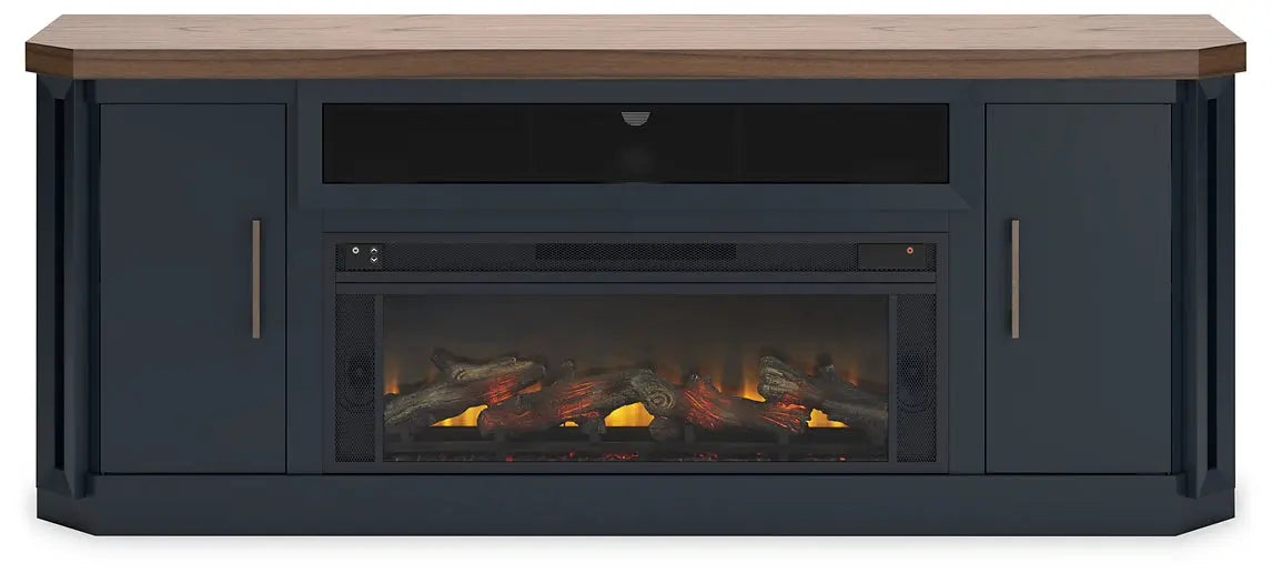 Landocken 83" TV Stand with Electric Fireplace Premier Furniture & Mattress