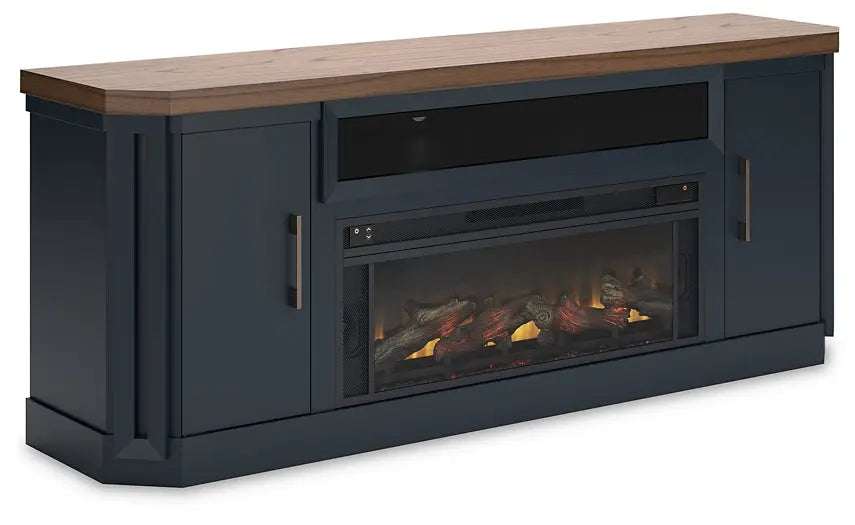 Landocken 83" TV Stand with Electric Fireplace Premier Furniture & Mattress