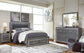 Lodanna Queen Panel Bed with 2 Storage Drawers with Mirrored Dresser Premier Furniture & Mattress