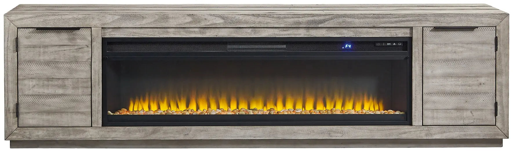 Naydell 92" TV Stand with Electric Fireplace Premier Furniture & Mattress