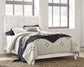 Paxberry Queen Panel Bed with Mirrored Dresser - Premier Furniture & Mattress