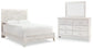 Paxberry Queen Panel Bed with Mirrored Dresser - Premier Furniture & Mattress