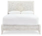 Paxberry Queen Panel Bed with Mirrored Dresser - Premier Furniture & Mattress