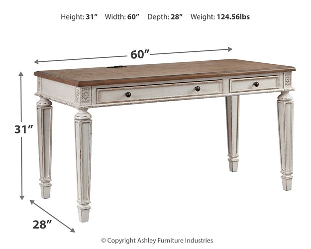 Realyn Home Office Desk Premier Furniture & Mattress