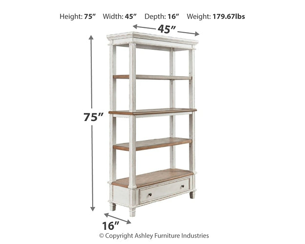 Realyn Home Office Desk and Storage - Premier Furniture & Mattress
