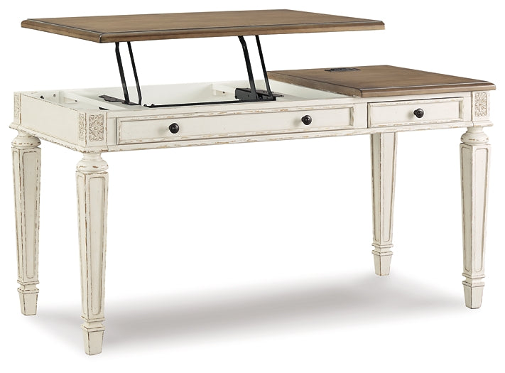 Realyn Home Office Lift Top Desk Premier Furniture & Mattress