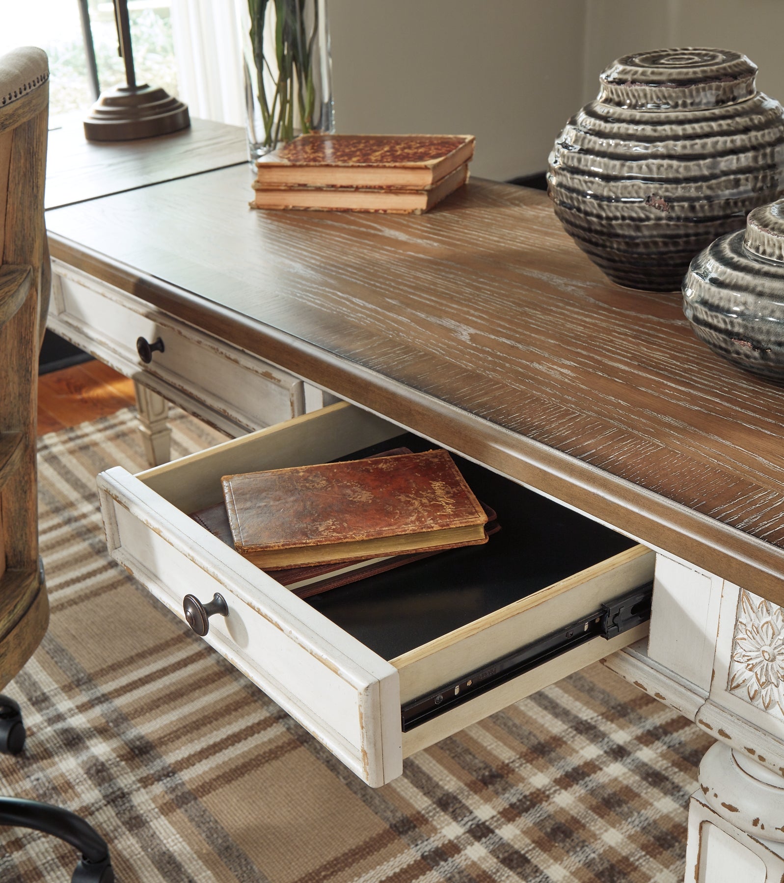 Realyn Home Office Lift Top Desk Premier Furniture & Mattress