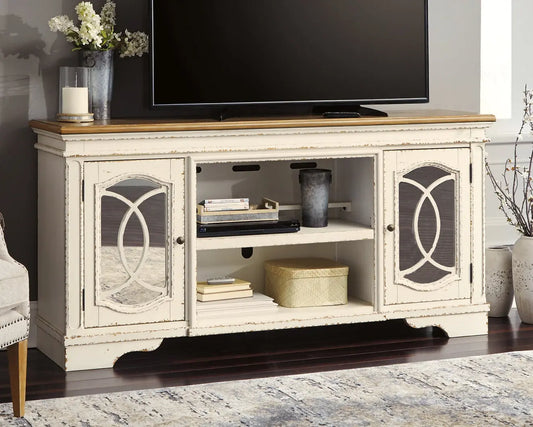 Realyn XL TV Stand w/Fireplace Option Premier Furniture & Mattress