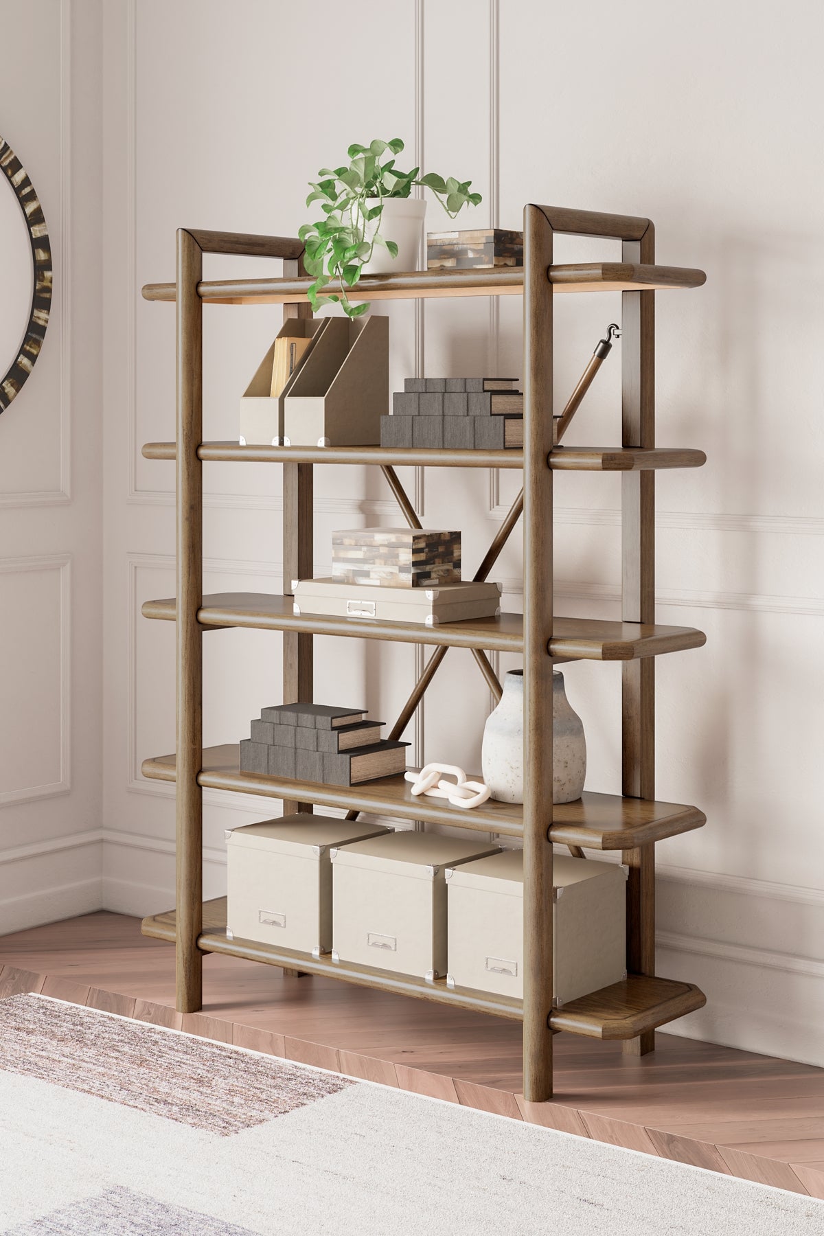 Roanhowe Bookcase Premier Furniture & Mattress