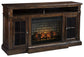 Roddinton 72" TV Stand with Electric Fireplace Premier Furniture & Mattress