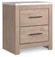 Senniberg Queen Panel Bed with Mirrored Dresser, Chest and Nightstand Premier Furniture & Mattress
