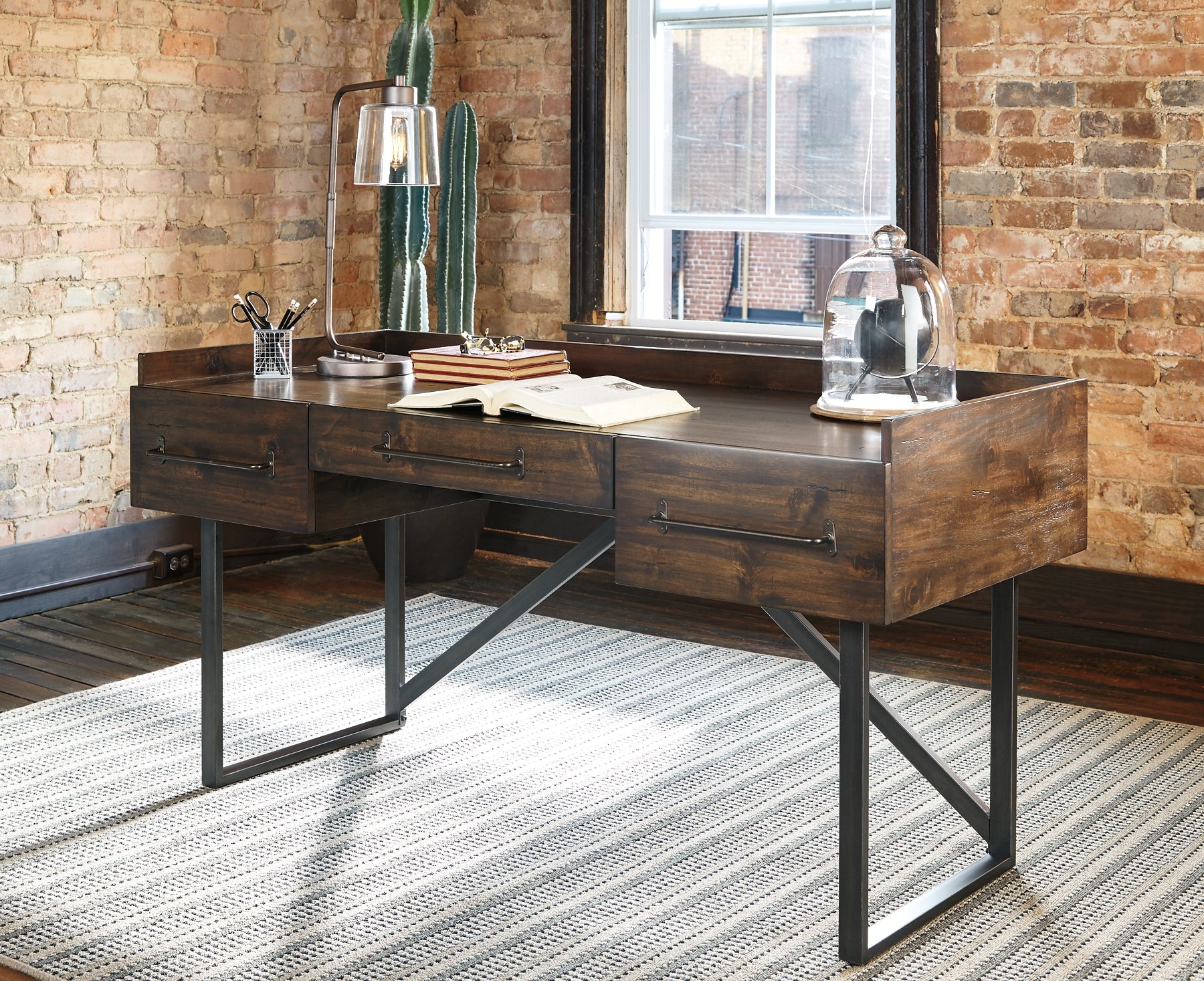 Starmore Home Office Desk with Chair Premier Furniture & Mattress