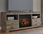 Trinell 63" TV Stand with Electric Fireplace Premier Furniture & Mattress