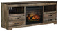 Trinell 63" TV Stand with Electric Fireplace Premier Furniture & Mattress