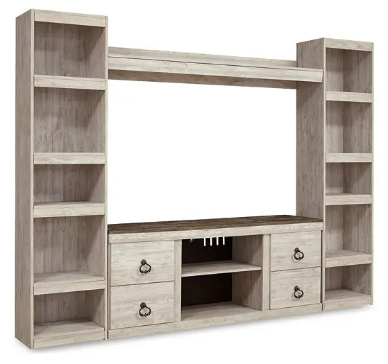 Willowton 4-Piece Entertainment Center Premier Furniture & Mattress
