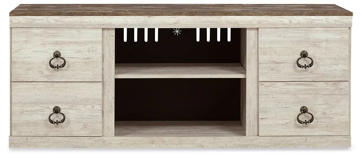 Willowton LG TV Stand w/Fireplace Option - Premier Furniture & Mattress