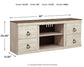 Willowton LG TV Stand w/Fireplace Option - Premier Furniture & Mattress